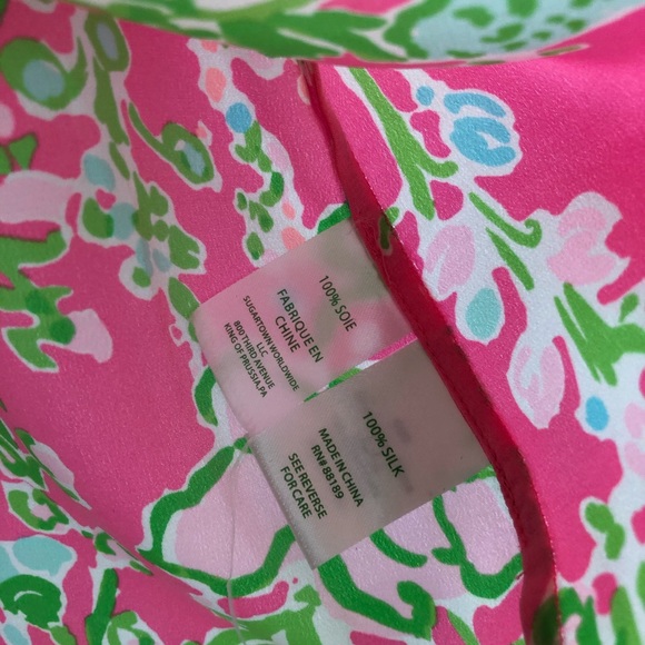 {Lilly Pulitzer} Pink Floral Tank - Picture 3 of 3